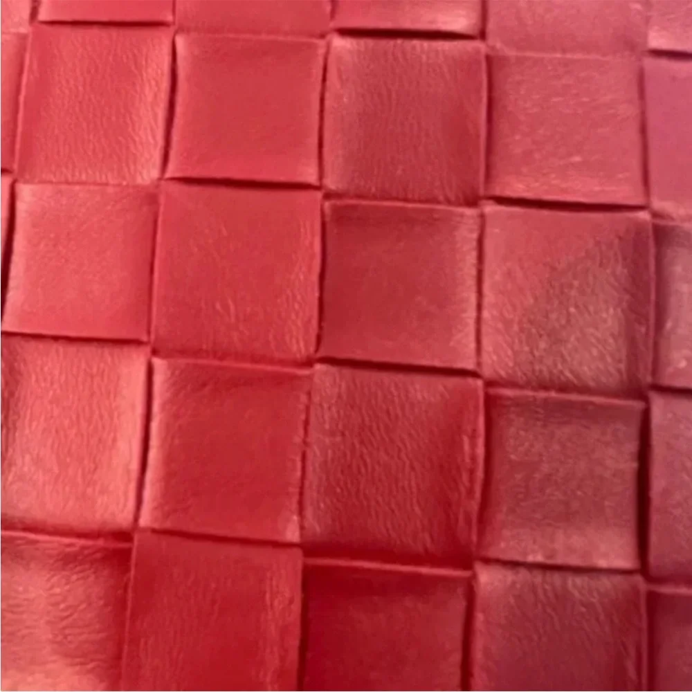 Neiman Marcus Red Loop Zipped Cosmetic / Makeup Bag [NEW]